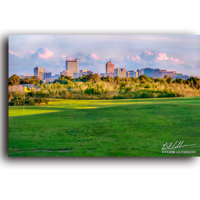 Tall City Green by Bob Callender captures a green golf course.