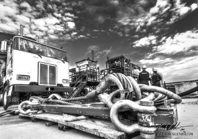 Schlumberger 9243 Black and White by Bob Callender