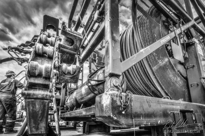 Schlumberger 9260 Black and White by Bob Callender
