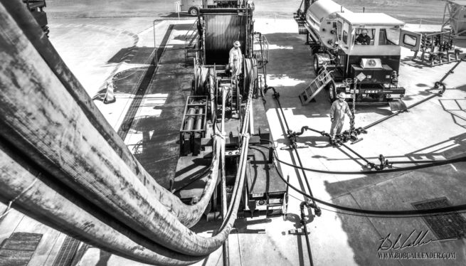 Schlumberger 9389 Black and White by Bob Callender
